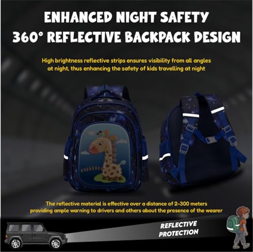 Image of Elios 3D Design Kids School Bag for Kids Age 3 to 6, Preschool Nursery and Grade 1 to 3 | Bags for Boys | Backpack for Girls | Picnic, Travel |Birthday, Diwali, Gifts for Kids