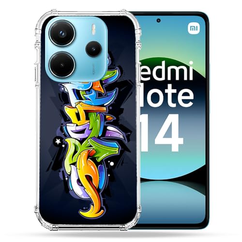 Coque Xiaomi Redmi Note 14 4G Street Art Coque Renforcée Antichoc