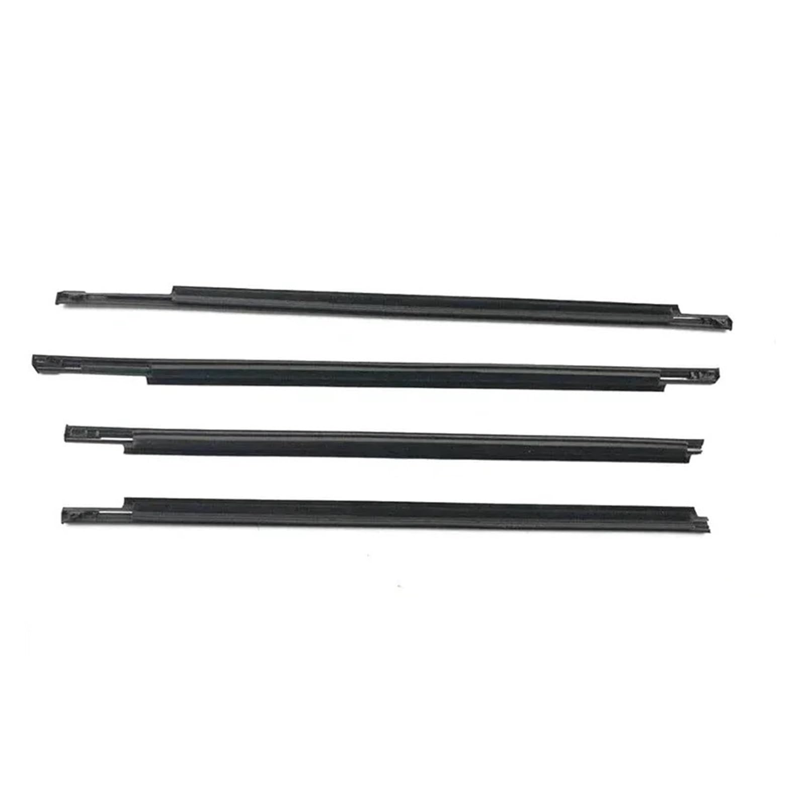 Watjcse One Color Compatible With Toyota Prius 2004-2009 4Pcs Window Weatherstrips Side Door Window Outer Glass Rubber Belt Waterproof Trim Sealing Protector
