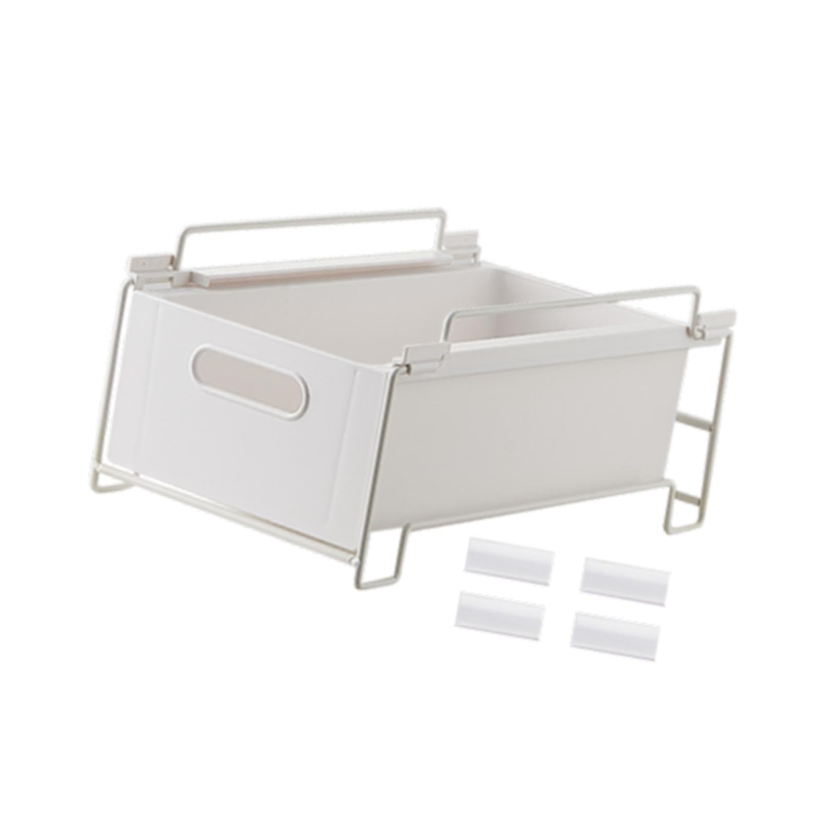 Organizer estraibile impilabile per tenere,Bianco,35x20x16cm | lavanderia. L'organizer sottolavello è realizzato in HIPS per l'organizzazione del piano di lavoro sottolavello.
