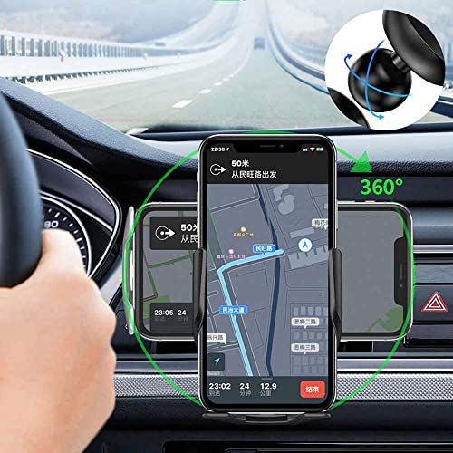 Wireless Car Charger Mount, Infrared Sensor Automatic Clamping Mount 15W Fast Wireless Car Phone Holder For Apple Iphone 13/14/12/X/Xr/Xs, Sensor Air Vent Cell Phone Car Mount For Samsung Galaxy/Note #TOP2