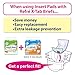 Refré Adult Diaper Insert Pads for Day - Unisex Protective Underwear Liners for Daytime Protection - Booster Pads for Tabbed Briefs - Odor Control Adhesive Incontinence Pads - 8.3