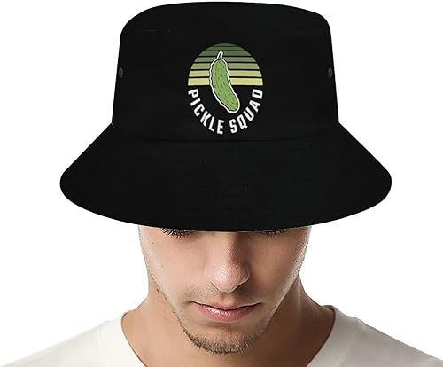 Miniatura 6 de Divertido sombrero de pescador de pepinillos, sombreros de sol de playa para mujeres y hombres, viajes de verano, sombreros de pescador al aire