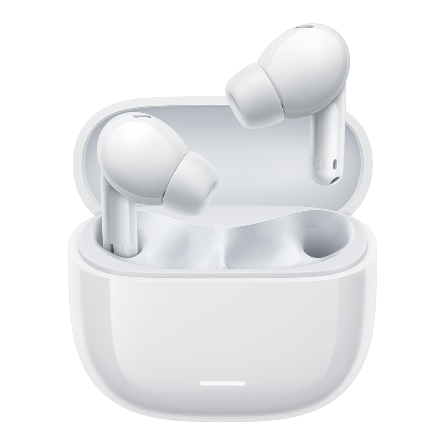 XIAOMI Xiaomi Redmi Buds 6 Lite, Auricolari in-ear Bluetooth, Cancellazione del rumore, Doppio microfono, Alta qualità audio, Custodia di ricarica USB-C, 38h durata batteria, Bianco