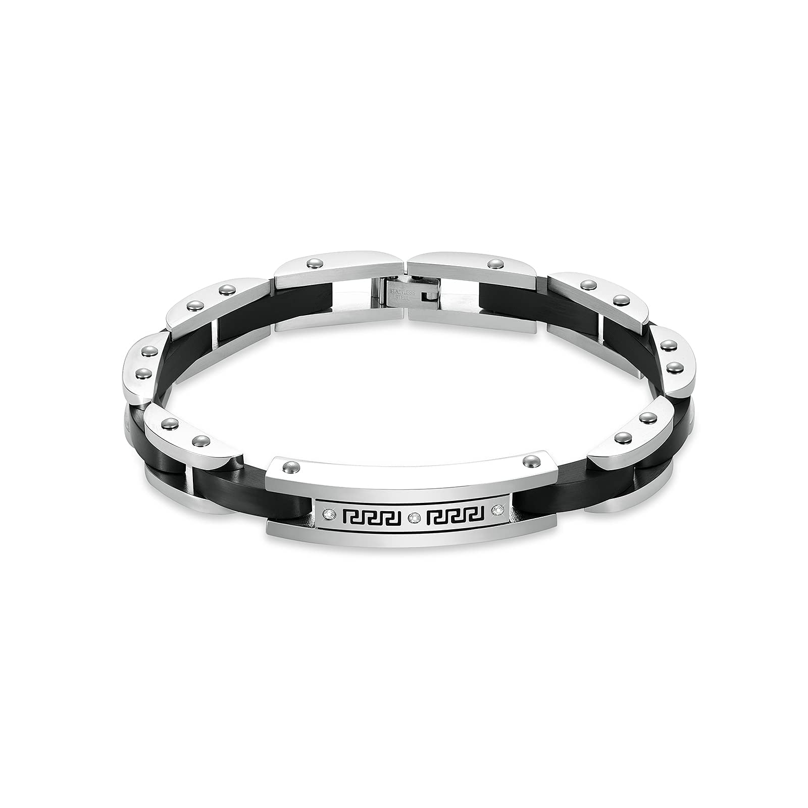 MOCHAMIK Kremationsschmuck, Urnen-Armband für Asche, für Damen und Herren, Gliederarmband, Asche-Gedenk-Andenken-Armreif – Gedenk-Asche-Andenken, 22 cm