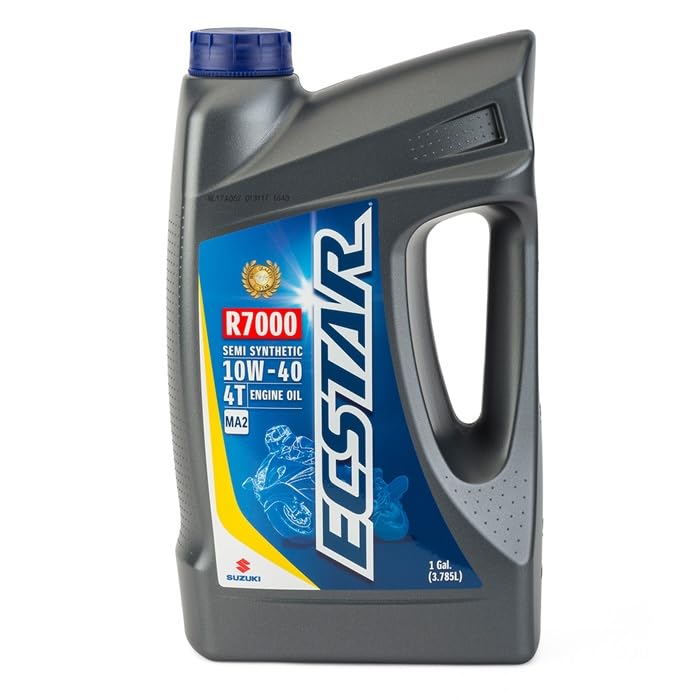 Suzuki Motor USA ECSTAR R7000 Semi-Synthetic 10W40 Engine Oil 1 Gallon - 990A0-01E30-01G