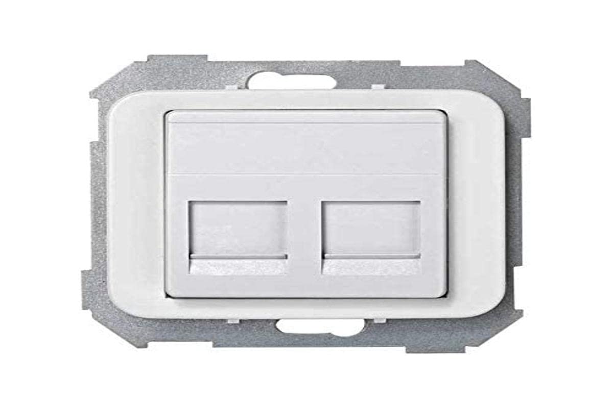 TAPA INFORMATICA 2 CONECTORES AMP