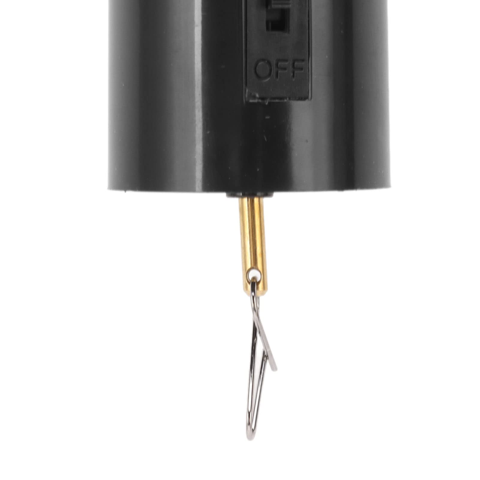 Motor Giratorio de Viento con Pilas, Motor Giratorio Colgante para Campanas de Viento, decoración de jardín, Capacidad de Carga de 3 kg, diseño fácil de Colgar (Negro, 5 x
