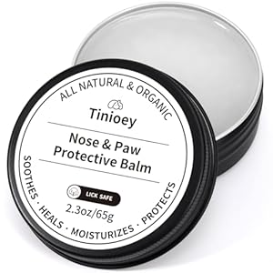 Dog Paw Balm Dogs Lick Safe (2.3oz) | 100% Natural & Organic Cat Dog Paw Pad Balm | Dog Nose Balm for Dry Nose | Paw Moisturizer Snout Soother for Dogs | Dog Accessories Pet Supplies