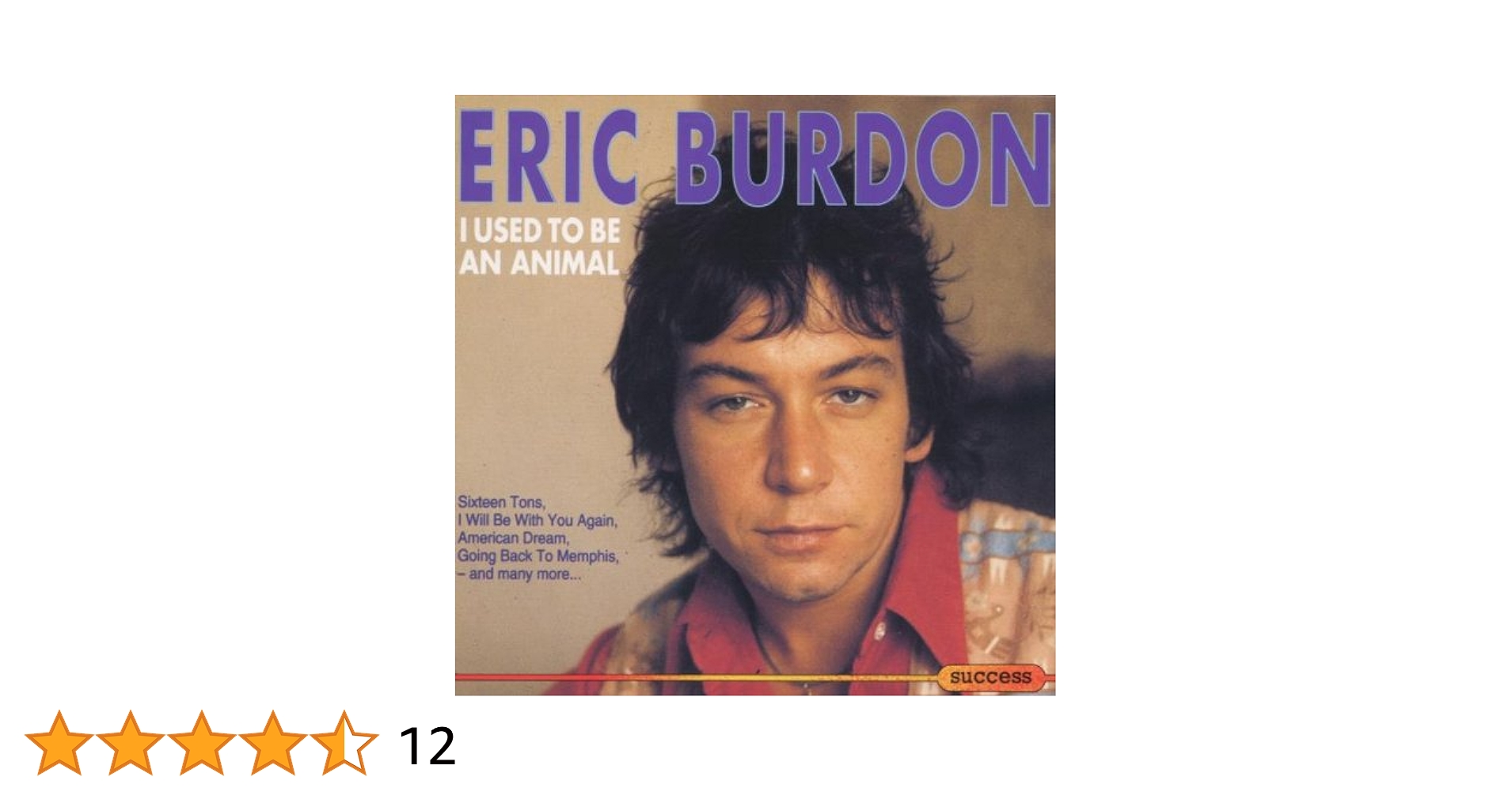 【中古】 I Used to Be an Animal エリック・バードン 中古】 I Used to Be an Animal エリック・バードン I used to