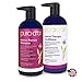 PURA D'OR Intense Therapy Shampoo & Conditioner Set (16oz x 2) Repairs Damaged, Distressed, Over-Processed Hair with Select Natural Ingredients, No Sulfates, All Hair Types, Men & Women