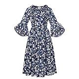 GRACEART Colonial Girls Dress Pioneer Costume Prairie Pilgrim Dress Kids (Color-02, 6)