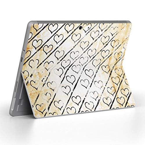 Surface Go 3 / Surface Go 2 Surface Go 全世代対応 専用スキンシール サーフェス go igsticker シール スキン 保護 フィルム ステッカー アクセサリー 007738 ラブリー ハート 手書き 模様