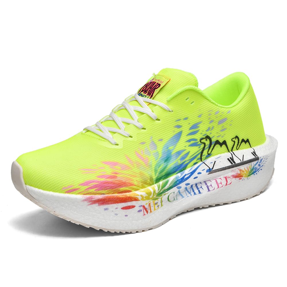 Laufschuhe Atmungsaktiv Turnschuhe Schnürer Fitness Sneaker Sportschuhe Leichte Gym für Herren Damen Shoes Gr.33-44