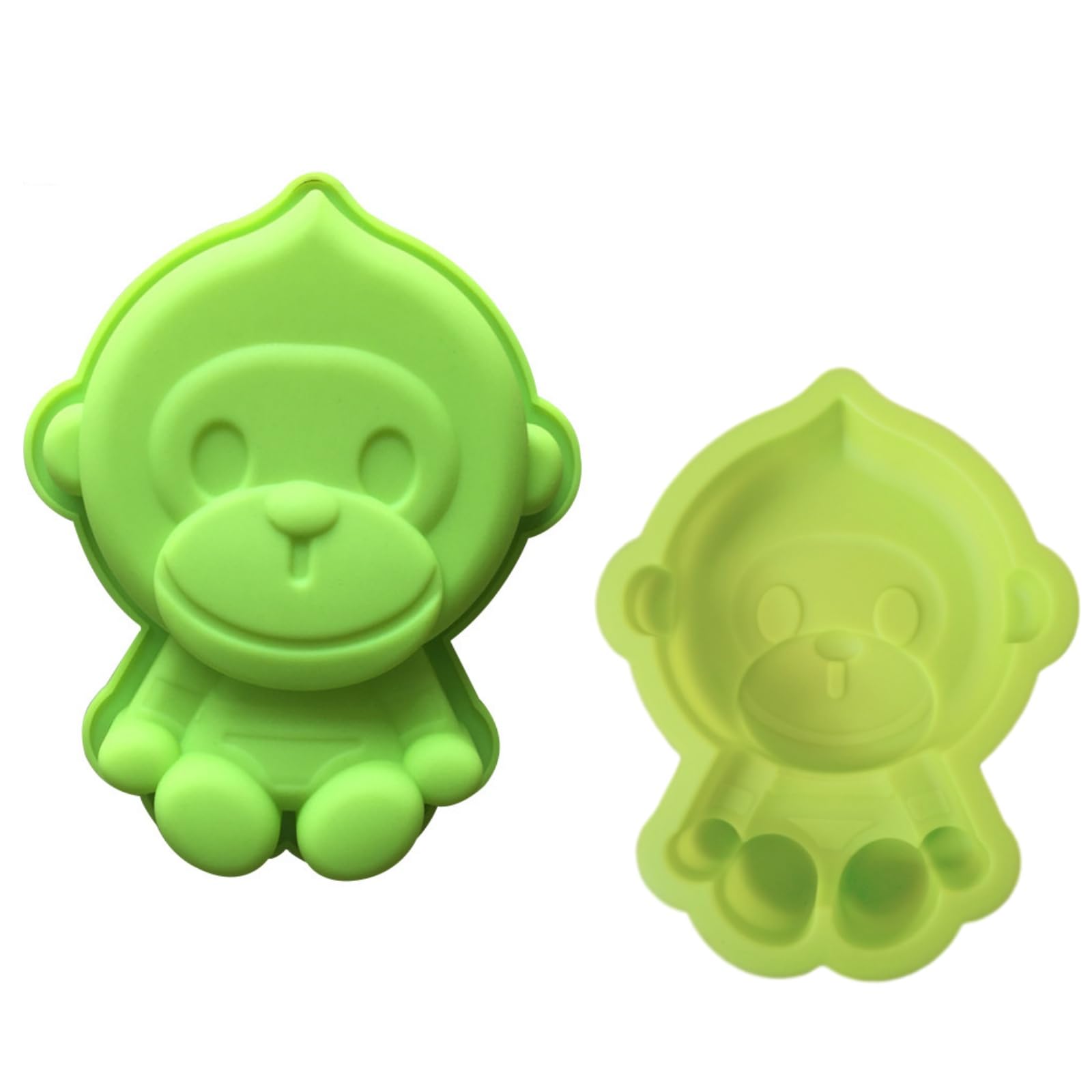 Dawwoti Monkey Silicone Cake Mould Fondant Cake Decoration Baking Ice Tray Chocolate Mould for Kids Children