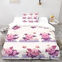Beddengoed Set De avonturen van Kuifje 3D-geprinte volwassenen Tiener Meisjes Jongens Dekbedovertrek Set Pluizig Microvezel Beddengoed Single Size | NL