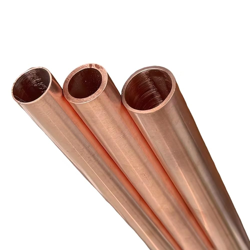 Rura miedziana T2 40-50 mm OD Odporna na erozję rura do prętów transformatorowych HVAC Decor, 1 szt.(100x50x1.5mm)