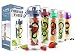 Live Infinitely 32 oz. Infuser Water Bottles - Featuring a Full Length Infusion Rod, Flip Top Lid, Dual Hand Grips & Recipe Ebook Gift (Navy Blue, 32 oz)
