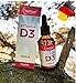 Produktbild Vitamin D3 Tropfen 1000 I.E.  50ml 1750 Tropfen  pflanzlich in hochwertigem Kokos-Öl  100% vegetarisch und besonders hohe Bioverfügbarkeit  made in Germany (5)