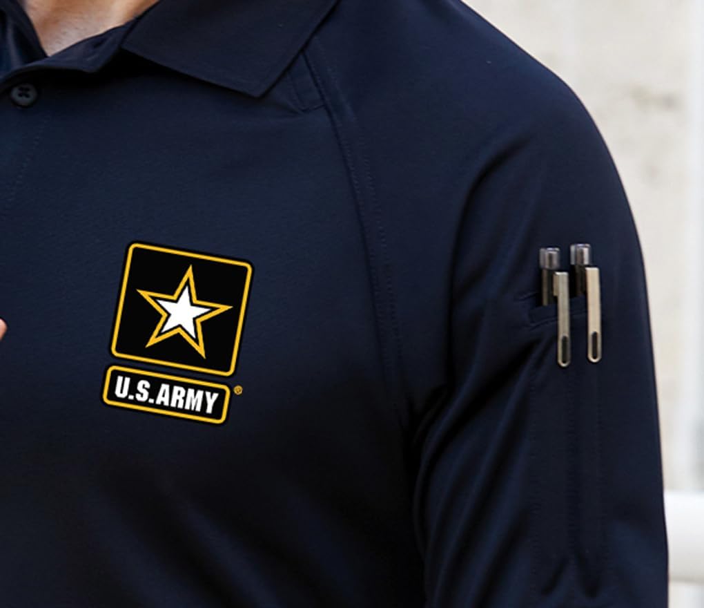 Buy Cool Shirts Men's US Army Logo Upscale Tactical Polo Shirt