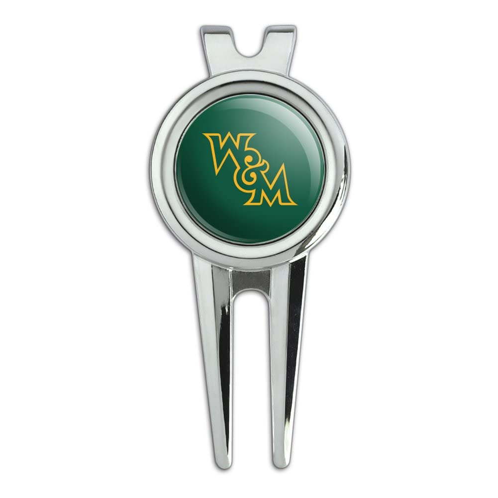 GRAPHICS & MORE College of William & Mary Primary Logo Golf Divot Repair Tool and Ball Marker