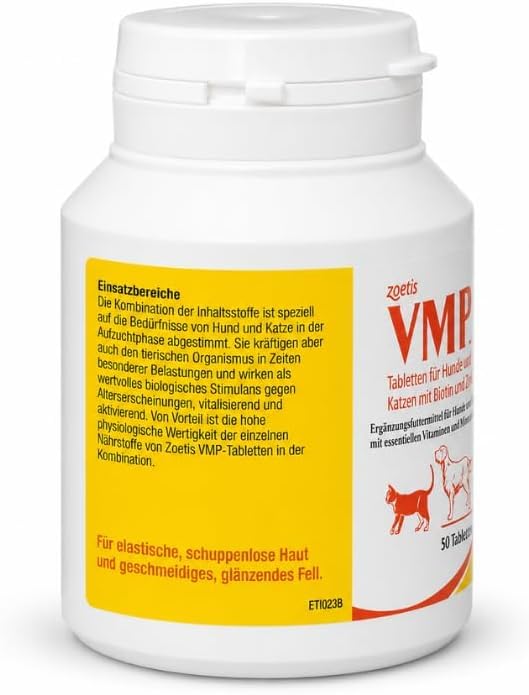 VMP Tabletten | Für Hunde & Katzen | 3 x 50 Stück | Vitamine & Eiweiß