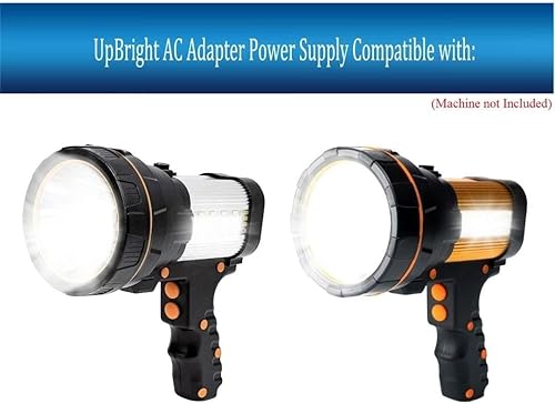 Miniatura 2 de UpBright Adaptador de 5 V CACC compatible con GEPROSMA GEPROSMA01 F20 F21 Proyector de mano inalámbrico de alto lúmenes recargable linterna LED