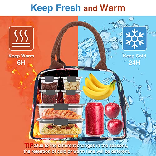 Minicoco Insulated Lunch Bag, Portable, Leak-Proof Lunch Organizer for Women Men, Children & Adults, Front Pocket, Thermal - Image 2