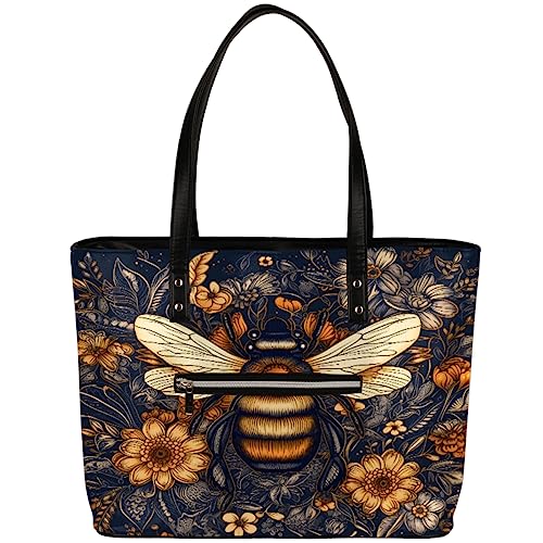 Cheetah Rose Gold Leather Tote Bag for Women, Large Handbag Travel Bag Shopping Carry Multipurpose Laptop Shoulder Bag2