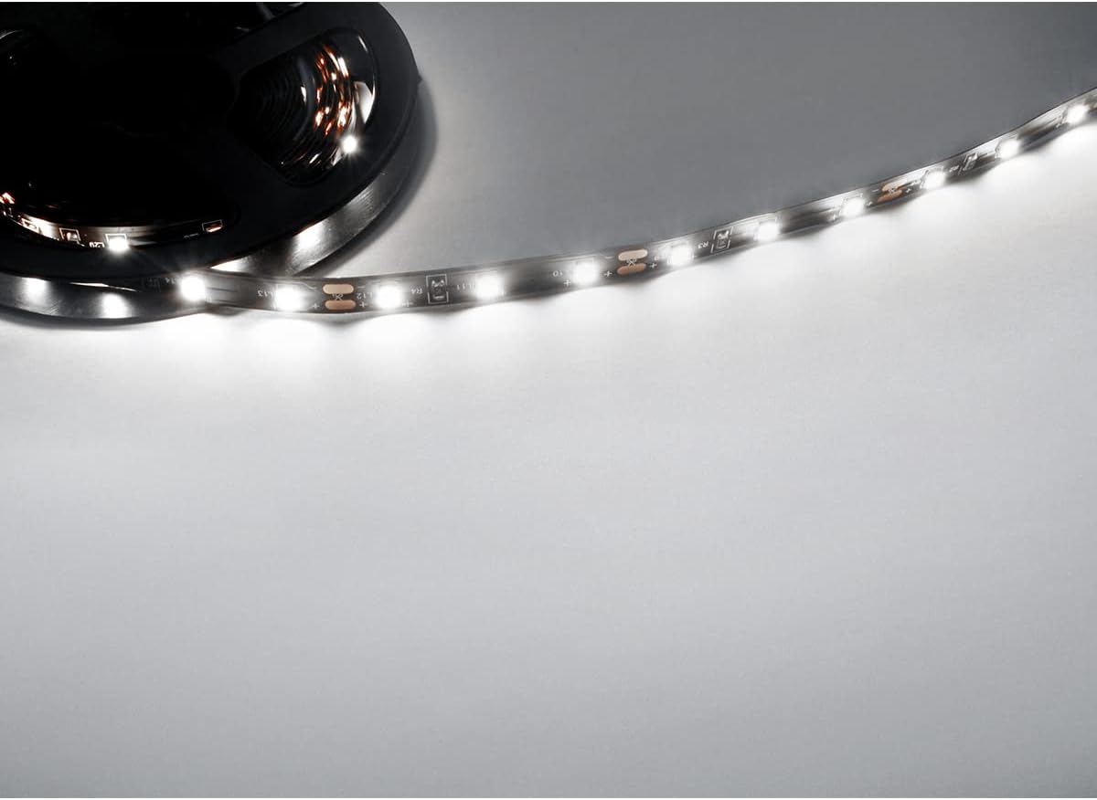Dream lighting RV Trailer LED Strip Lights 61inch/1.6M 3528SMD 12volt DC LED Rope Light Cool White Lighting-6000K, Pack of 2