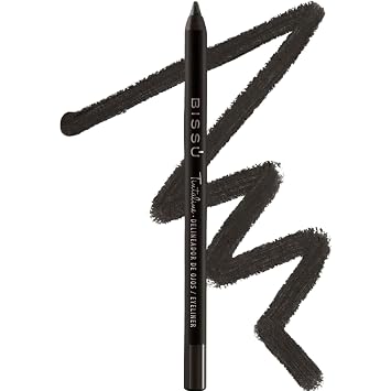 Bissu Tintaline Eyeliner - 25 Vivid Colors, High-Coverage, Long-Lasting & Smudge-Proof Black