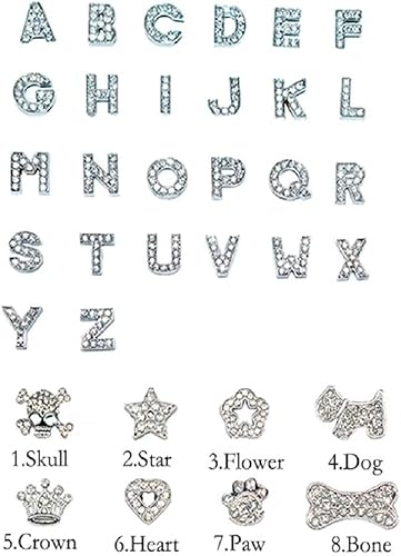 Miniatura 6 de Lo más caliente! Collar de perro con nombre personalizado para perros pequeños, medianos y grandes, collar de cuero con diamantes de imitación para