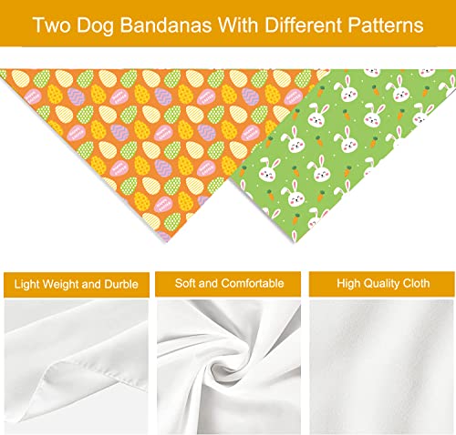 Easter-Dog-Bandanas-Puppy-Scarf-Easter-Dog-Outfits-2-Pcs-Adjustable-Easter-Triangle-Reversible-Dog-Costume-for-Small-Medium-Large-Dogs Easter Dog Bandanas Puppy Scarf Easter Dog Outfits 2 Pcs Adjustable Easter Triangle Reversible Dog Costume for Small Medium Large Dogs