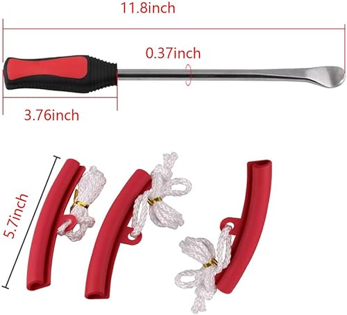 Miniatura 2 de Kit de herramientas para palanca de neumáticos, cucharas y protectores de llanta de rueda, kit de herramientas para motocicleta, motocross,