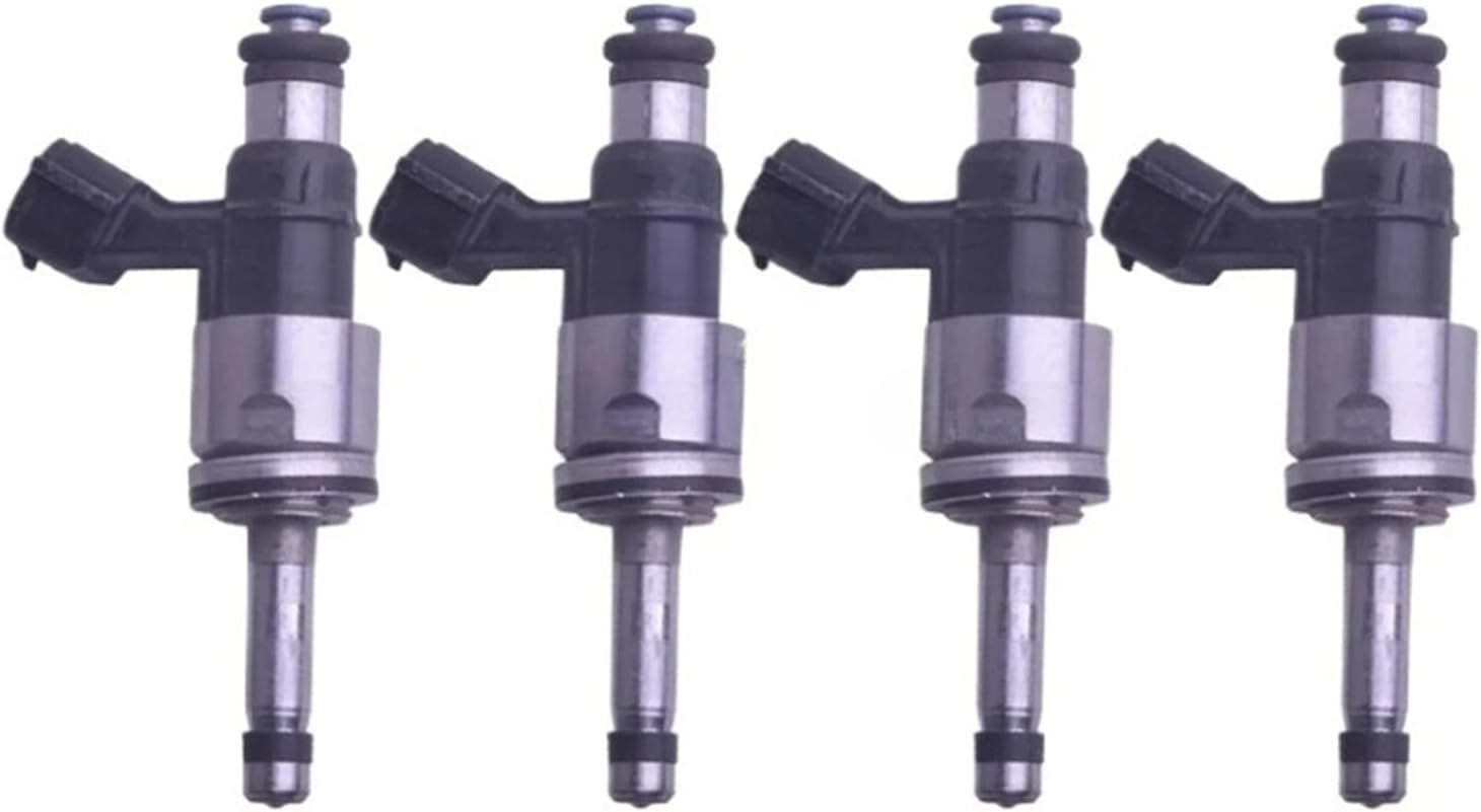 4pcs OEM 23250-F0010 Fuel Injector Compatible with Toyota Camry 2.5L L4 2018 23250F0010 Petrol Car Bico Nozzle Direct Replacement High Performance Fuel Injection Kit