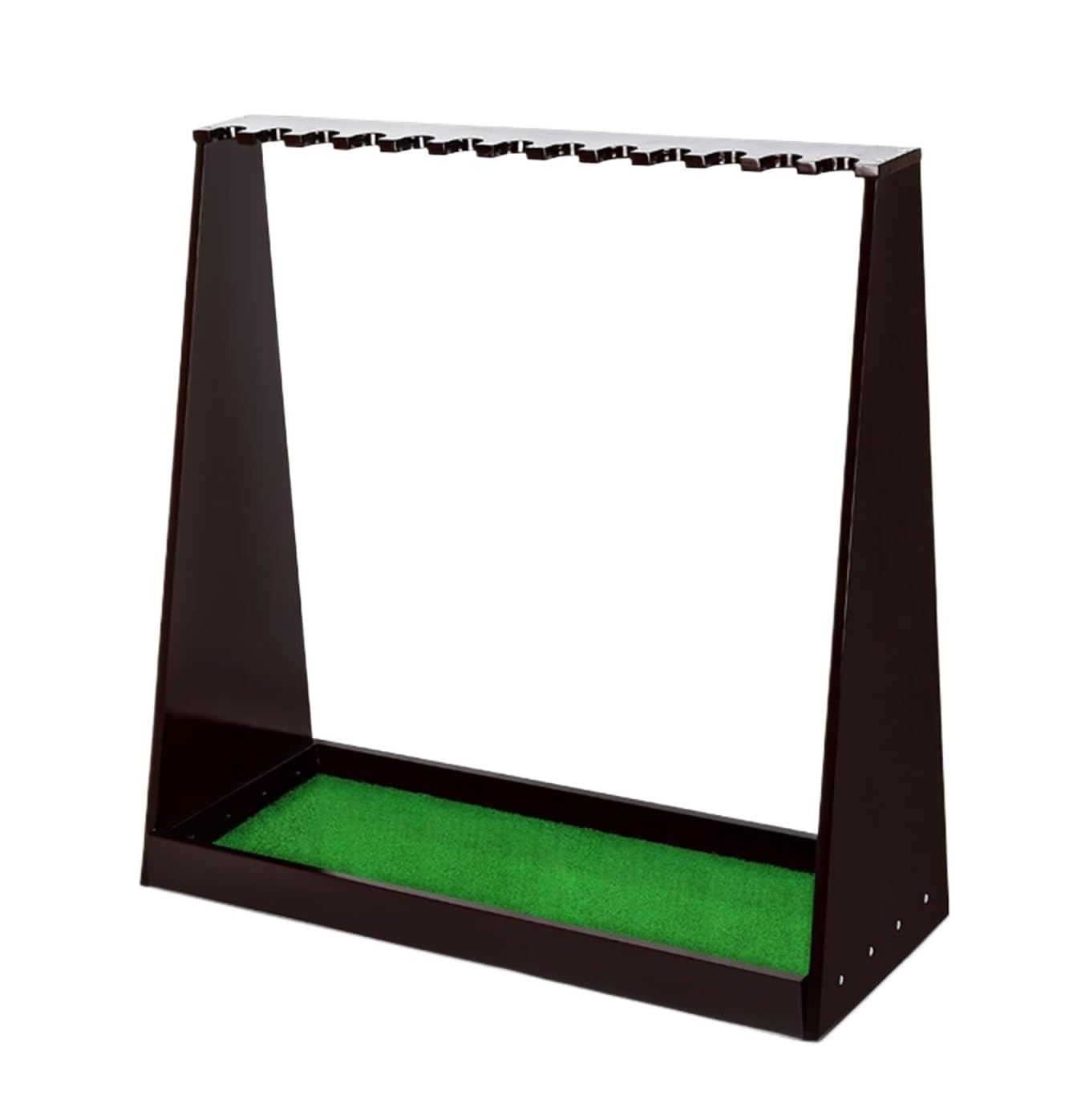 MHbdfsxz Golf Club Organizer For Indoor Outdoor Golf Bag Storage Organizer Large Clubs Holds 13, Putters Display Holder Golf Course Accessories(Black)