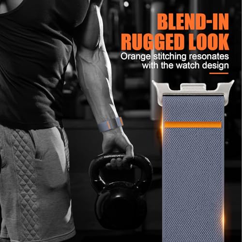 Image of Magnetic Elastic Bands Compatible for Samsung Galaxy Watch 8 Band 40mm 44mm /Galaxy Watch 8 Classic 46mm,Soft Fabric Strap Stretchy Nylon Sport Wristband for Galaxy Watch 8 /Classic for Men Women