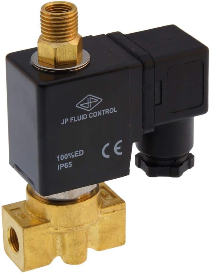 Solenoid Valve TW-DC 1/8'' 3/2 way DI brass FKM 0-12bar 24V AC