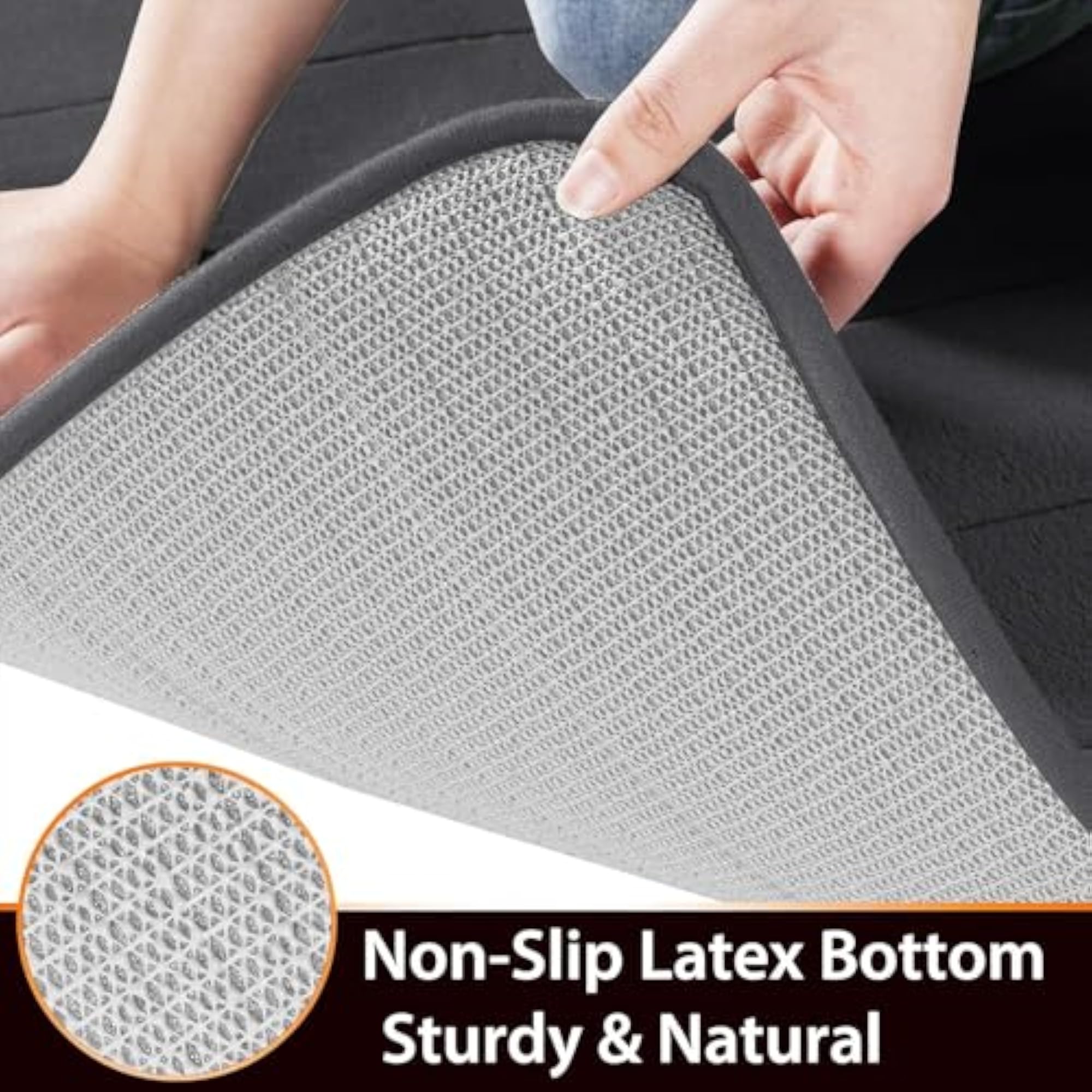 Memory Foam Bath Mat, Quick Dry Rubber Back Runner
