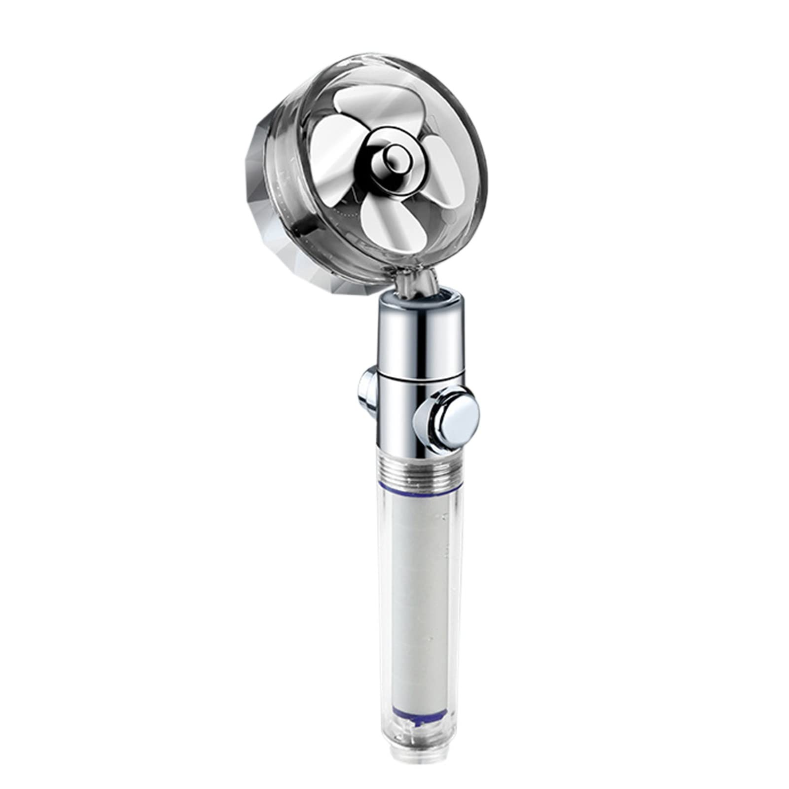Pommeau de douche haute pression avec filtre et interrupteur de pause économie eau