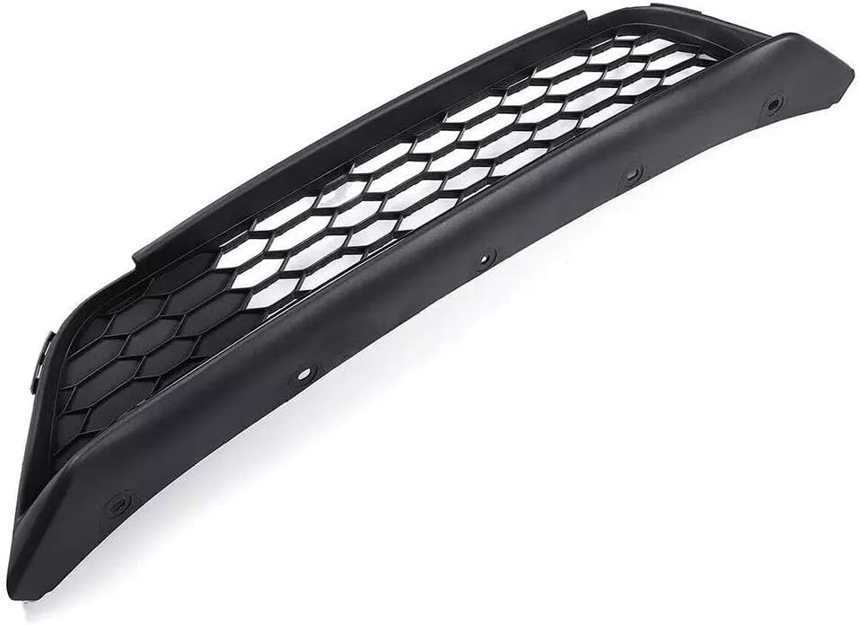 Bewild Front Bumper Lower Grille Fit for 2016 2017 Honda Accord Honeycomb Grill Trim Cover Black