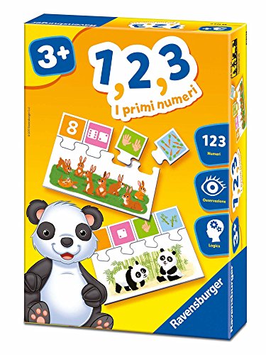 Ravensburger Italy - 1,2,3 les premiers numéros Jeu éducatif, 24104 - Version Italienne