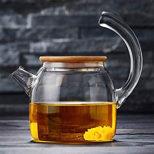 Glas Teekanne Dicker hitzebeständiger Wasserkocher Home Tea Set Gesundheitstopf