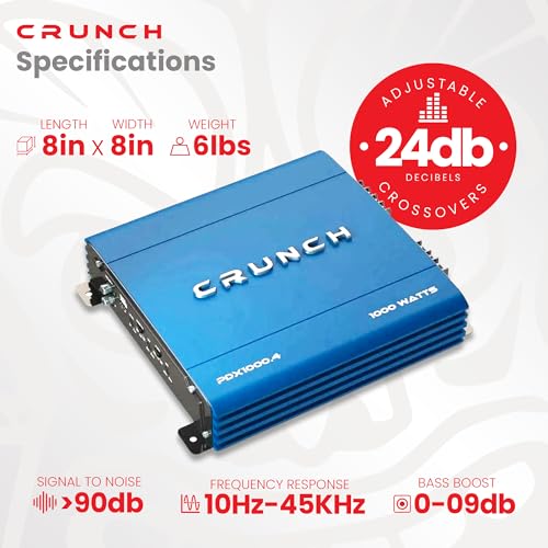 Crunch PDX-1000.4 4-Channel Amplifier