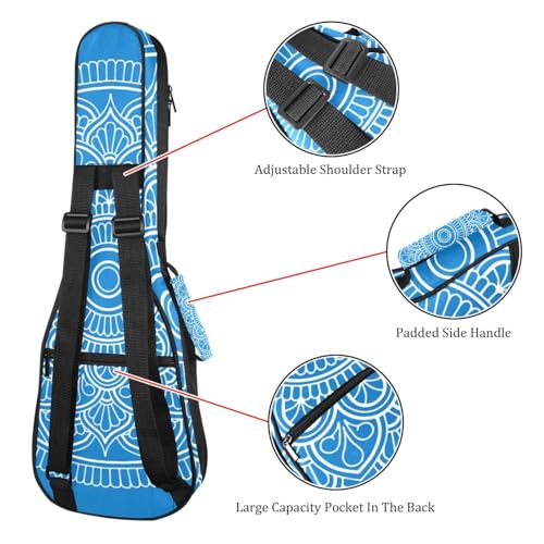 JRHEJTHH Housse imperméable pour ukulélé en tissu Oxford durable et élégant avec sac de rangement rond, Multicolore., 25.9x9x3.1in/66x23x8cm, Moderne - Les Beatles, Paul McCartney, John Lennon, RIngo Starr, George Harrison JRHEJTHH Housse imperméable pour ukulélé en tissu Oxford durable et élégant avec sac de rangement rond, Multicolore., 25.9x9x3.1in/66x23x8cm, Moderne – Image 4