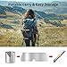 Camp Stove Windscreen, Camping Stove Windshield, Outdoor Camping Stove Wind Protection, Camp Stove Windscreen, Camping Wind Shield for Stove,Camping Stove Windbreak 15cm