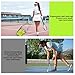 Portable Pickleball Tennis Ball Collector with Wheel, 90 Tennis Balls Capacity, Pickleball Retriever Basket Carrier Gatherer Picker Hopper Container