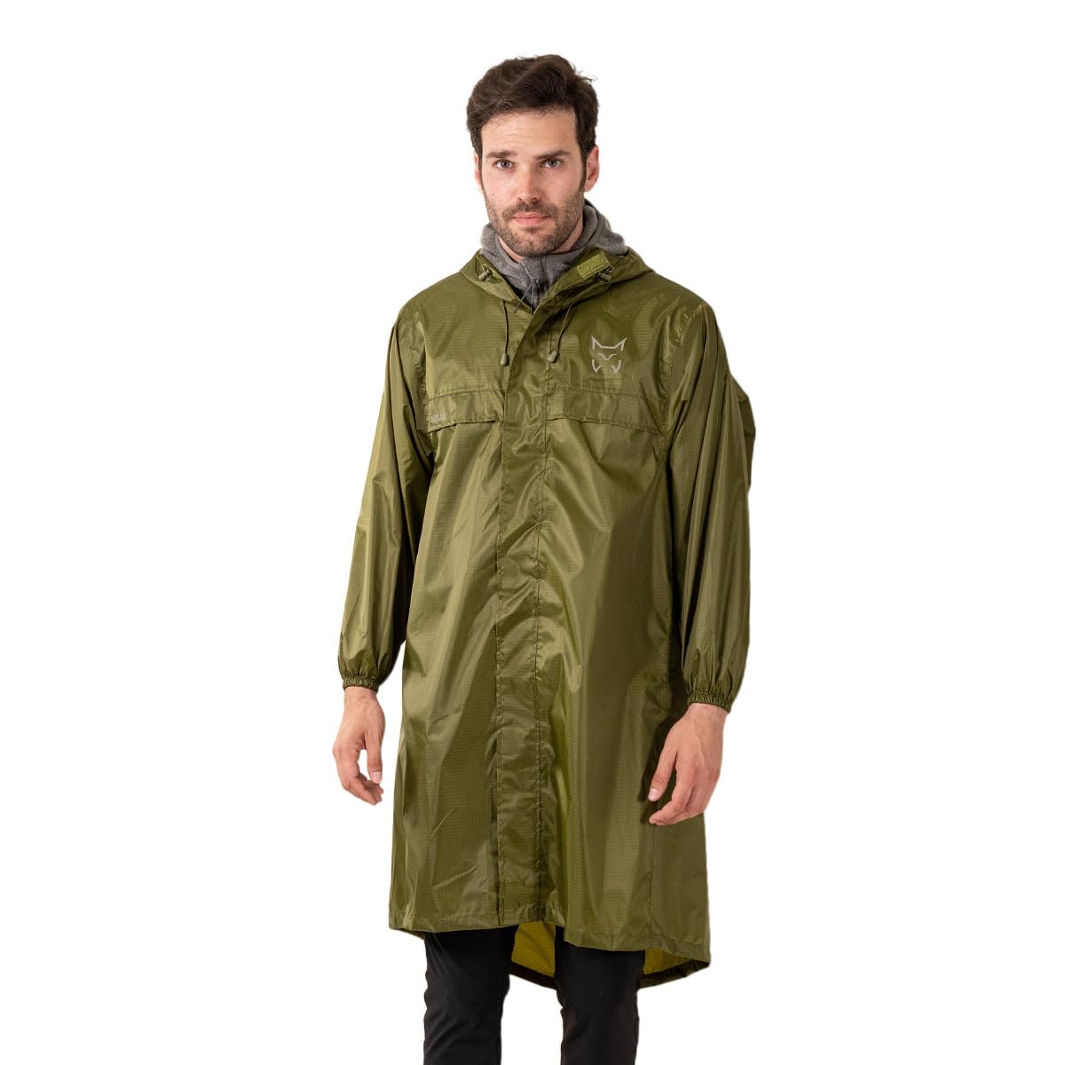 Altus Unisex Avocado Atmospheric J30 Raincoat | Rain Poncho | Hollow For Backpack | Raincoat, L