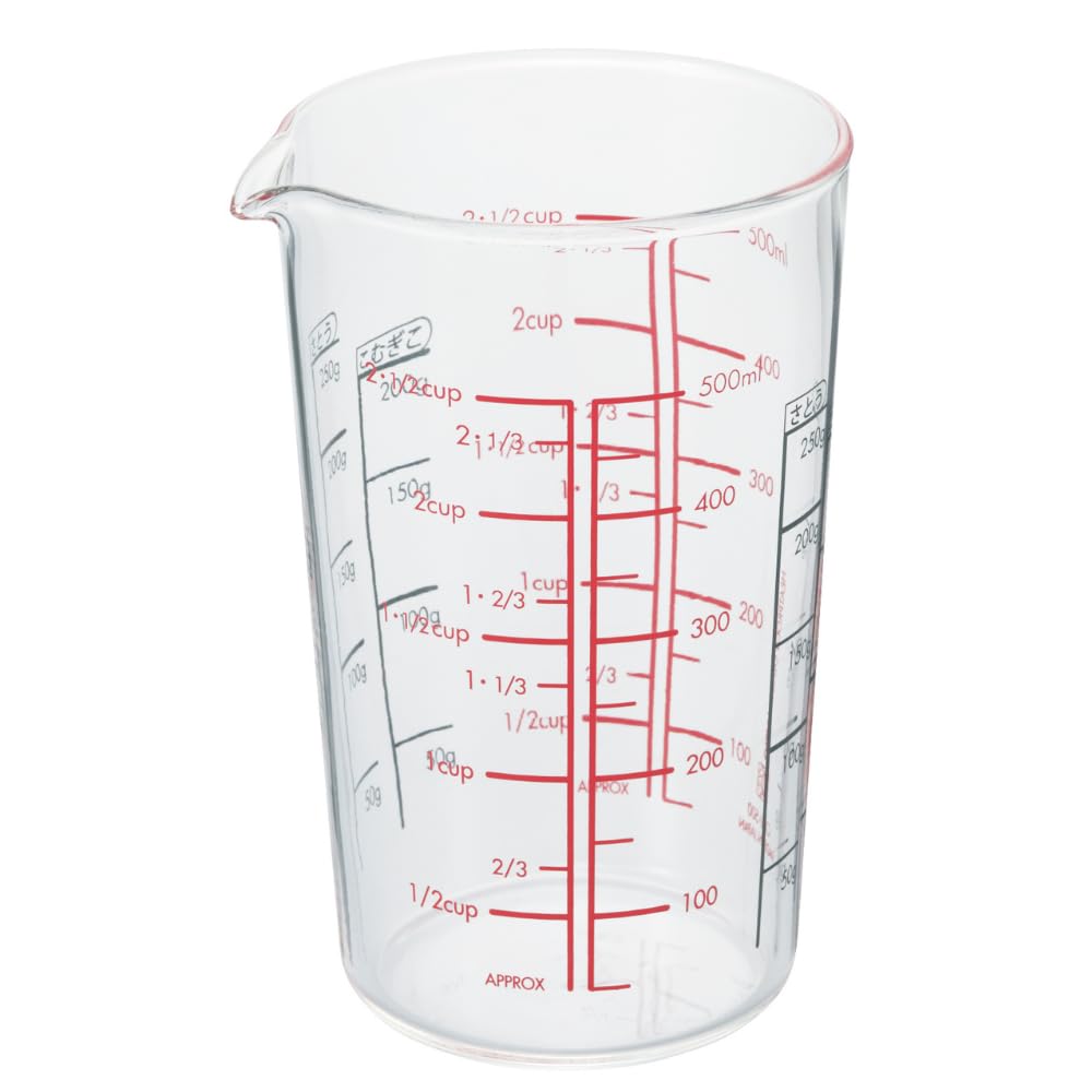 Hario Heatproof Glass Measuring Cup, 500ml