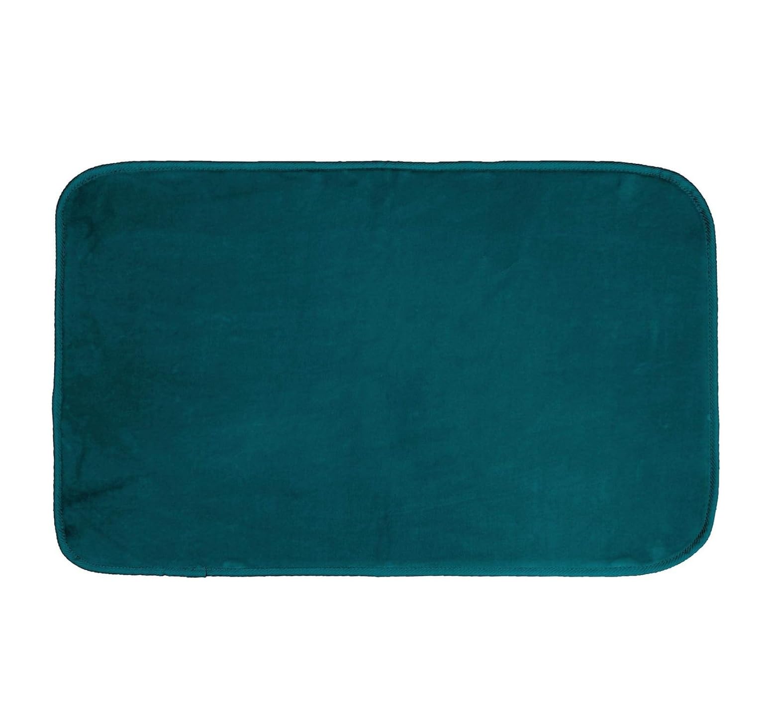 Douceur d'Intérieur Gentle for indoor use vitamin mat, 100% polyester, blue/emerald, without, 45 x 75 cm (Rectangular)